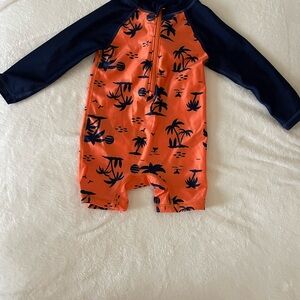 Gerber Swimwear Orange and Blue